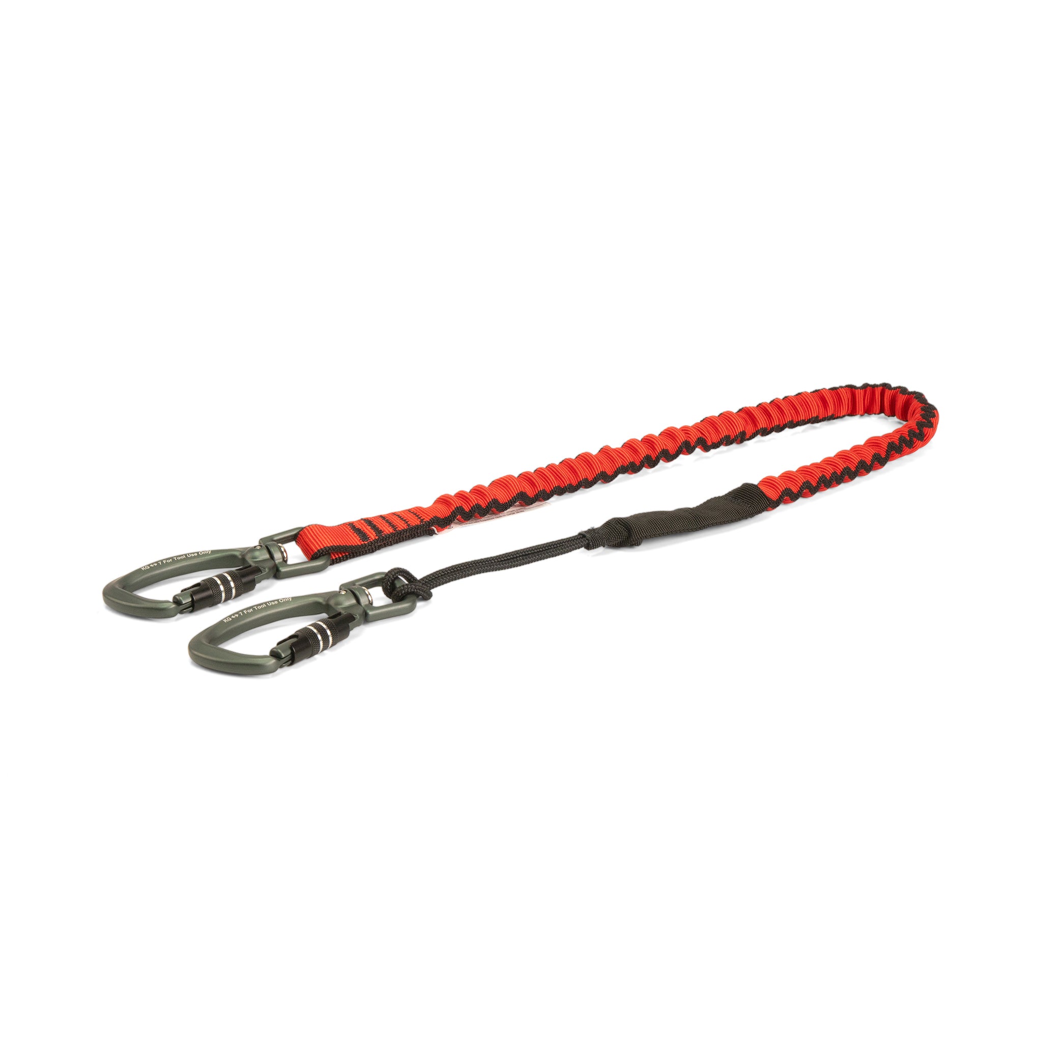 Bungee Tether Dual Carabiner Dual-Action - 7.0kg