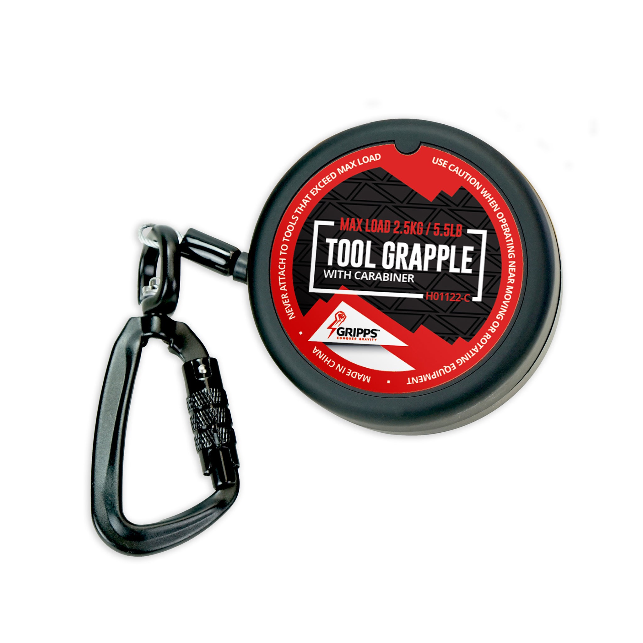 Tool Grapple with Dual Locking Carabiner