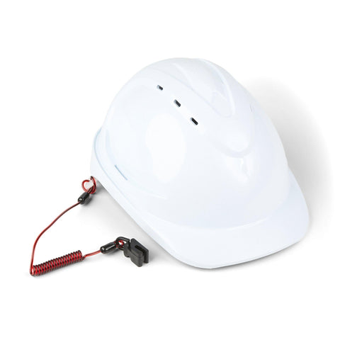 Coil Hard Hat Tether (Non-Conductive) - GRIPPS Global
